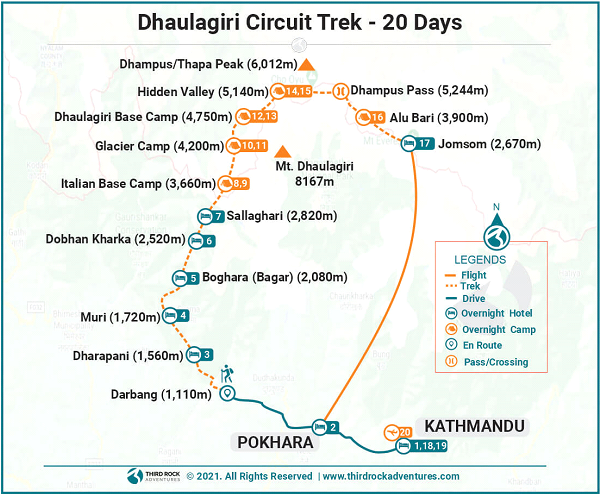 Dhaulagiri Circuit Trek